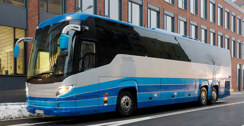 GTLM buses fleet 57 seater front